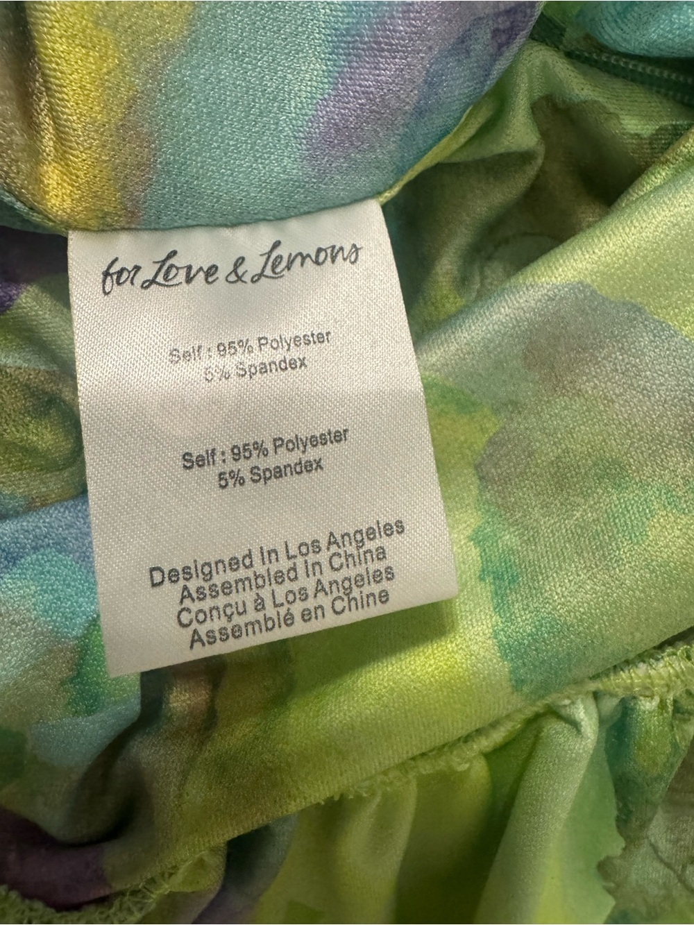 Free People For Love & Lemons Aster Mini Dress Sexy Party Cocktail Fitted NWT Sm - Picture 10 of 12
